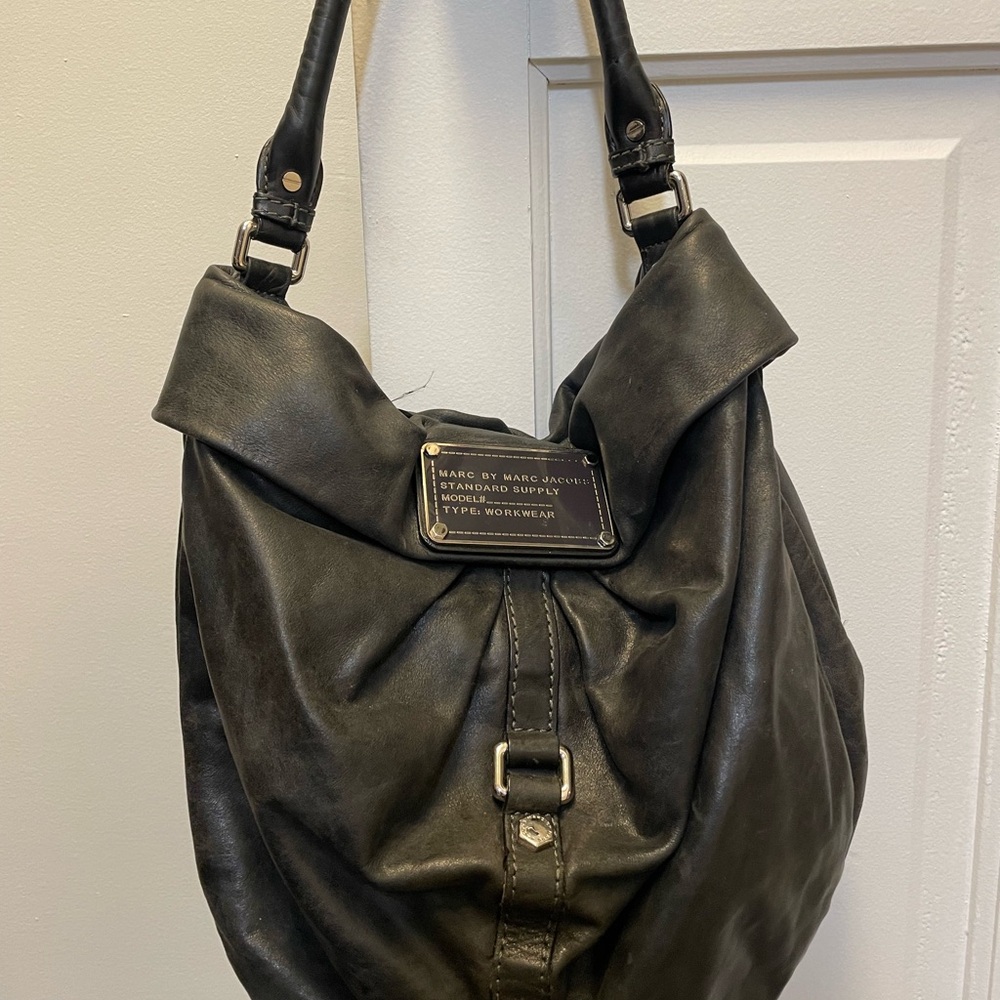Marc by Marc Jacobs Black Leather Hobo Bag